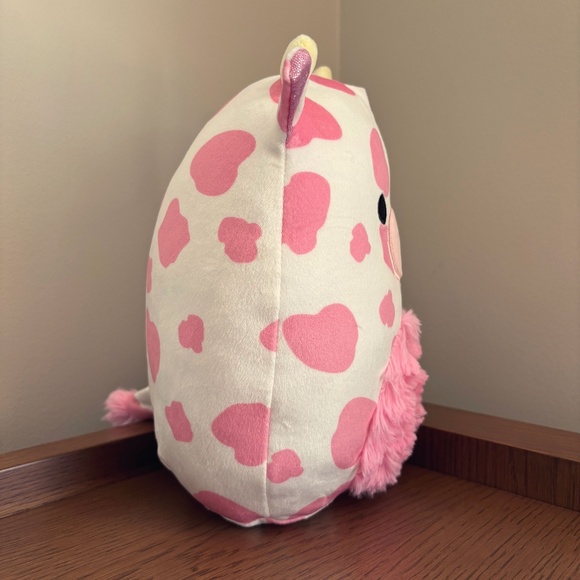 NWT Squishmallows 8" + Clip Evangelica the Cow (Fuzzy Belly) US Exclusive LOT - Picture 4 of 15